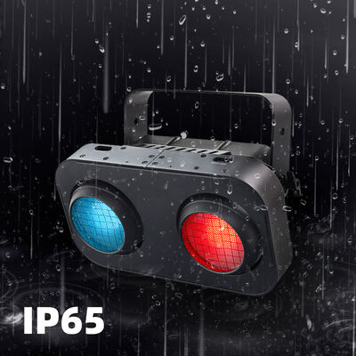 Luz de cegador LED de 2 ojos Ip65 Luz de público DMX512 Luz Par Cob Foco de 200w para teatro
