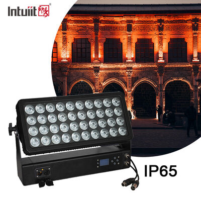 Luz LED profesional para escenario al aire libre, 400W, RGBW 4 en 1, 40x10W, IP65, luz de inundación DMX512, luz de lavado para conciertos, eventos, festivales y espectáculos