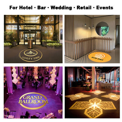 Lámpara de proyección de logotipo de imagen personalizada de 40W LED para decoración de restaurantes de bodas