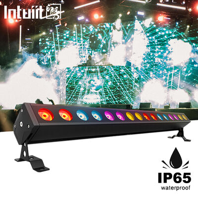 IP65 exterior 16x5W RGBW 4 en 1 LED lineal de lavadora de pared de la barra de luz DMX512 Arquitectura de escenario Iluminación de lavado