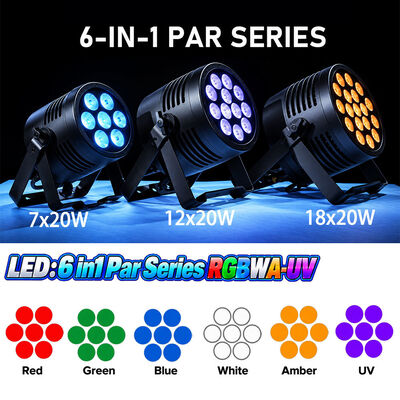 IP 65 Waterproof Dmx512 Wireless Led Par Outdoor Lights