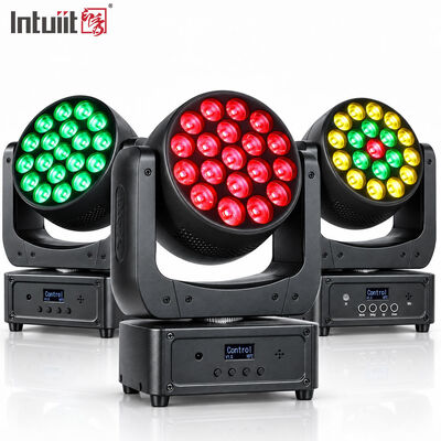 19x8w Rgbw 4in1 Moving Head Wash Light DJ Disco Led Luminarias de escenario