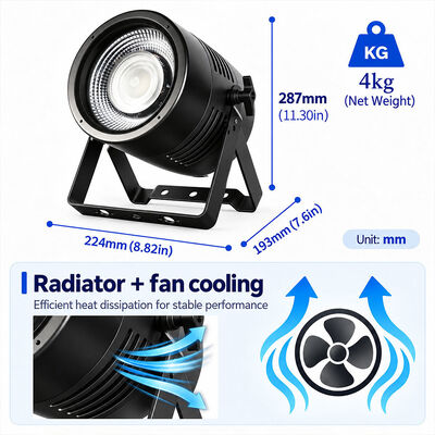 Factory Supply IP65 Waterproof 100W RGBL 2W RGBA LED Parcan Lights Stage Magic Par Light