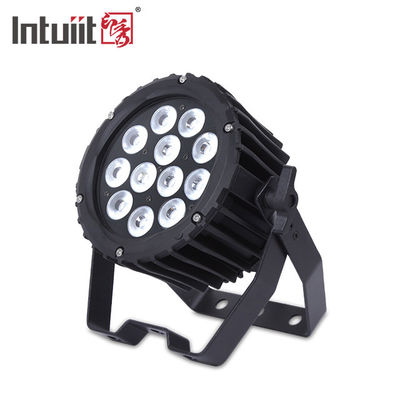 Profesional 12pcs 4in1 12x3W LED exterior Par puede luz Iluminación de escenario RGBW aleación de aluminio DJ lavado Par luz de club nocturno