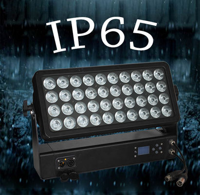 Lámpara de lavado de pared LED de 400W RGBW 4in1 de aleación de aluminio IP65 DMX512