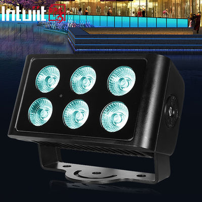 LED que enciende la luz de inundación al aire libre de la fábrica LED 6*5W 4-IN-1 RGBW
