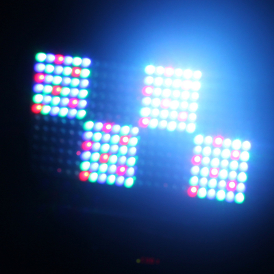 Pantalla de visualización LED programable de matriz de píxeles de luz de panel flexible LED RGB