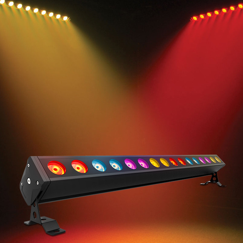 Automático de funcionamiento DMX Control de luz de escenario LED 1 metro 16 * 5W Rgbw Bar de luz de lavadora de pared exterior
