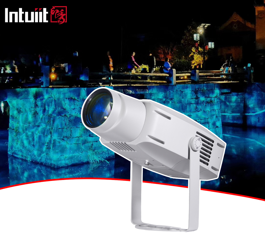 Proyector Gobo 400W LED Laser Logo Light Proyector Proyector exterior Sistema de proyección Luz de señalización