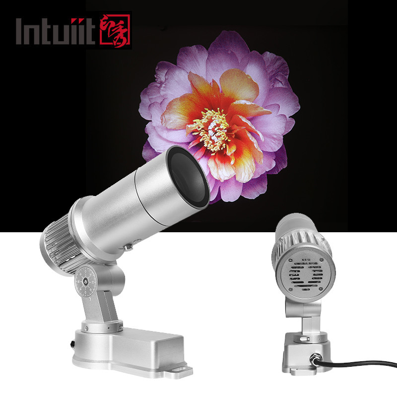 Nueva fábrica caliente impermeable exterior exterior HD 60W dmx LED logotipo Gobo proyector giratorio proyección de imagen de luz edificio
