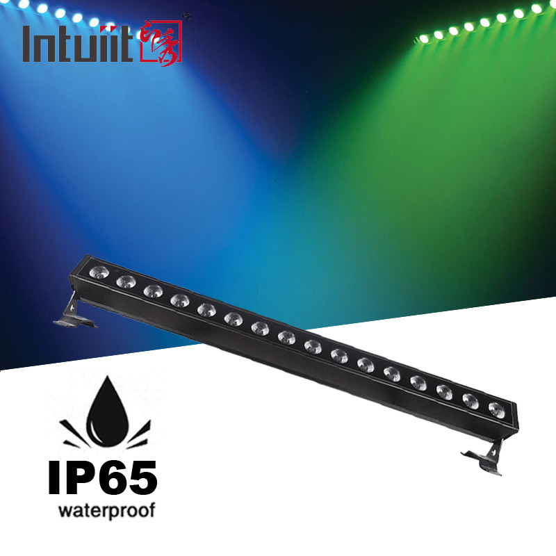 RGBW LED Pixel Wash Light Bar 16 * 5w DJ Light Bar para eventos clubes nocturnos música en vivo espectáculo discoteca fiesta de bodas