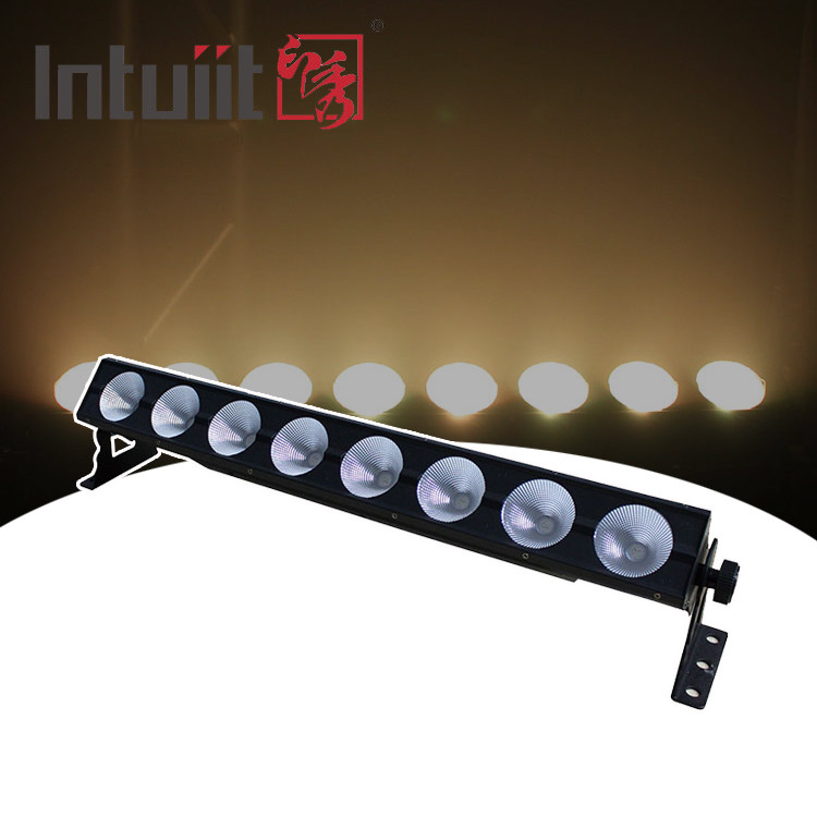 Diseño más reciente 8 * 15W rgb 3in1 LED barra de píxeles discoteca lavadora de pared luz LED barra de luz