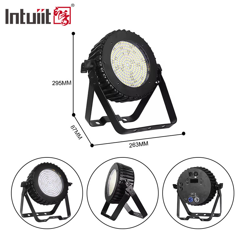 120W Color Blanco Indoor Led Par Puede Luz de Escenario Par Luz Strobe de Escenario