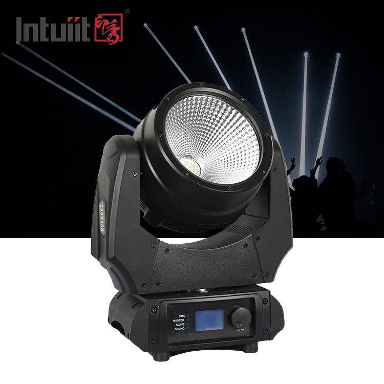 Luz de escenario de DJ Disco 200W Led Beam Moving Head Light con luces de escenario de control Dmx