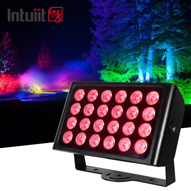 24PCS 160W luz de color de la ciudad RGBW 4in1 ip65 impermeable lavado de edificios altos led luz de escenario de color de la ciudad