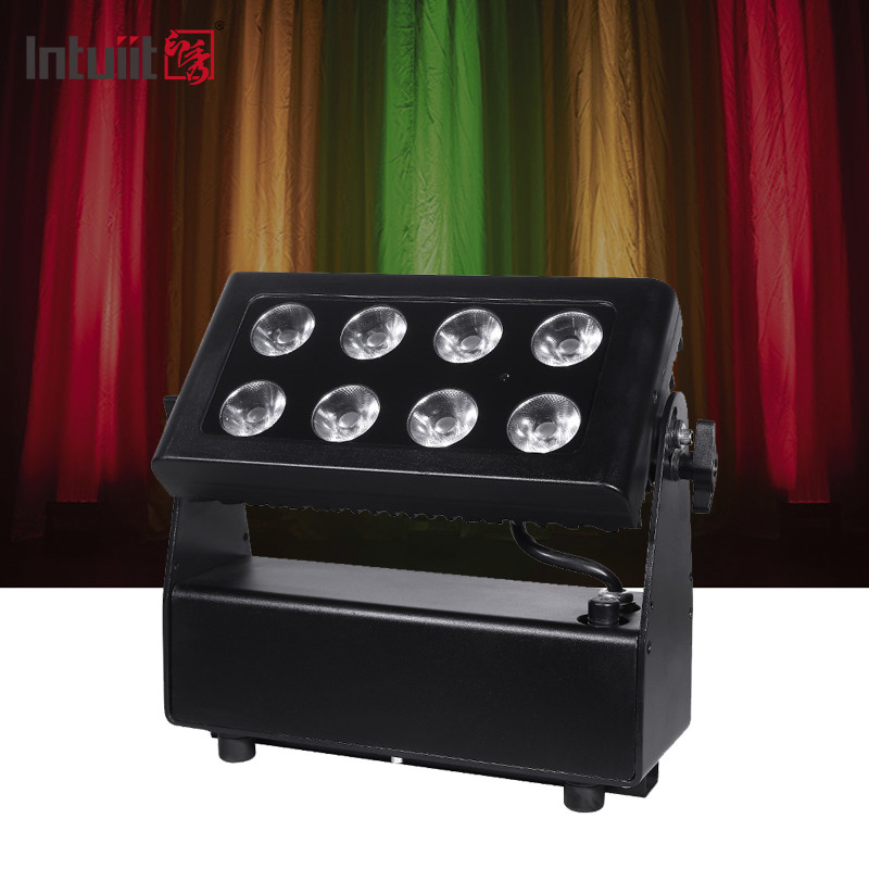 8*15W luz de color de la ciudad RGBW 4in1 ip65 impermeable de edificios altos luz de lavado de pared led luz de color de la ciudad