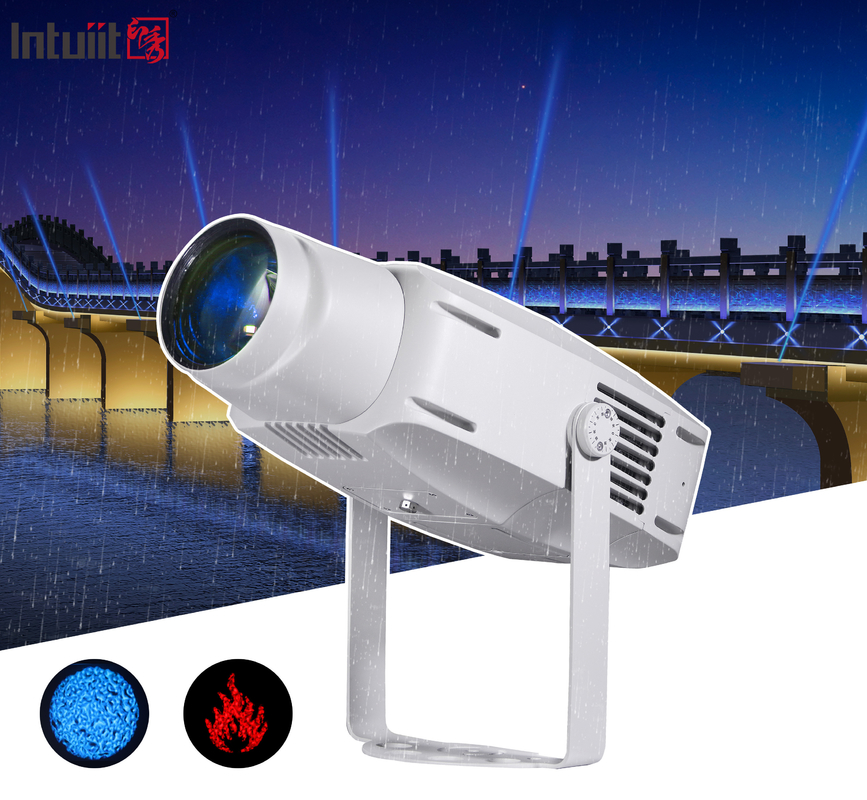 400w IP65 lámpara de proyector de logotipo gobo luz exterior Rotación luces de publicidad profesionales Para el escenario Park Hotel
