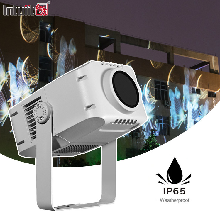 100w IP65 Proyector de logotipo lámpara Gobo luz exterior 7+1Rotating Gobo luces profesionales de publicidad