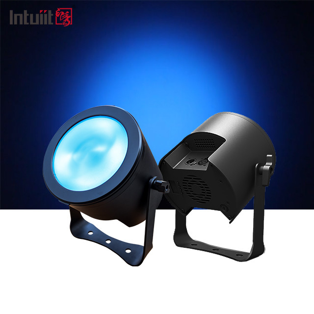 LED COB Par Light RGBW 4in1 DJ DMX Control 120W Disco Party Luz de escenario para la boda de discoteca dj teatro