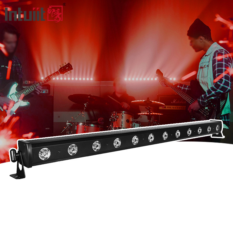 12x2W RGBW Luz de escenario LED 4in1 Control de sonido activado Luz de DJ Bar Iglesia Iluminación de bodas lavaplatos de pared led