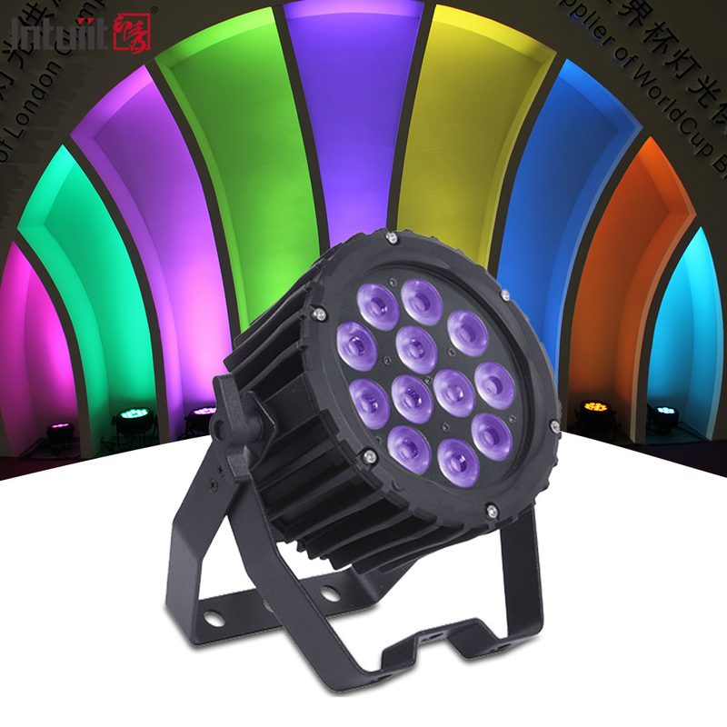 Mini luz de lavado DMX 12X3W rgbw iluminación de discoteca led par puede luces de escenario para fiesta de discoteca dj