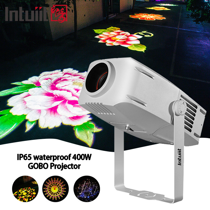 Proyector de logotipo personalizado Gobo para tiendas comerciales Iluminación LED de imagen exterior e interior IP65 a prueba de agua