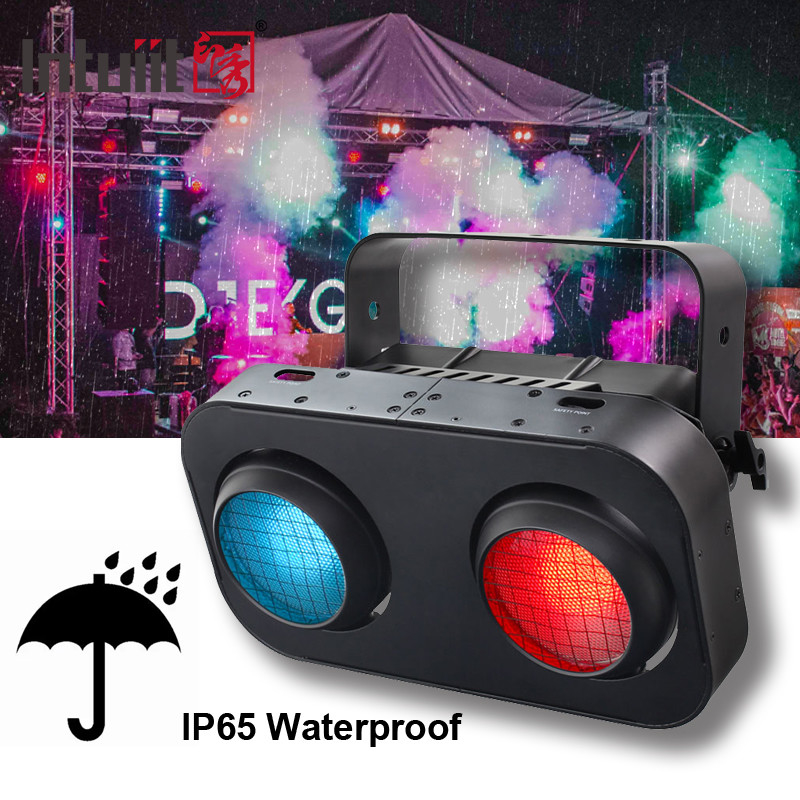 Dj Disco 2x90w pixel cob led escenario ciego RGB 2 en 1 con LED RGB para la boda