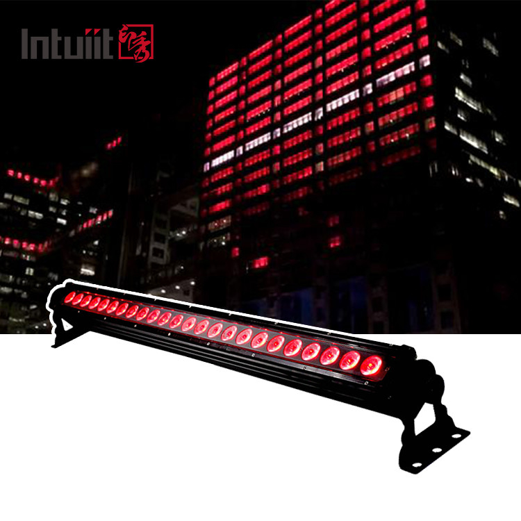 IP65 24pcs luz de escenario LED exterior con DMX RDM luz de lavado de pared LED 24 ojos RGB luz de barra LED