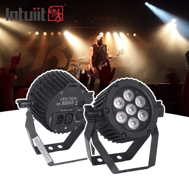7 Leds 22W Led Par Stage RGB Disco Light Dmx512 Luz de escenario para eventos de DJ de fiesta