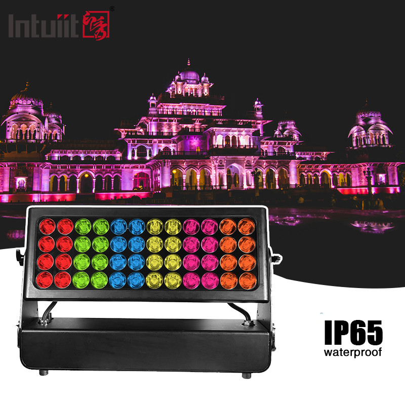 IP65 impermeable de color de la ciudad rgbw Pared Lavadora de la construcción de la luz 1500w RGBW 4in1 LED luz de color de la ciudad al aire libre