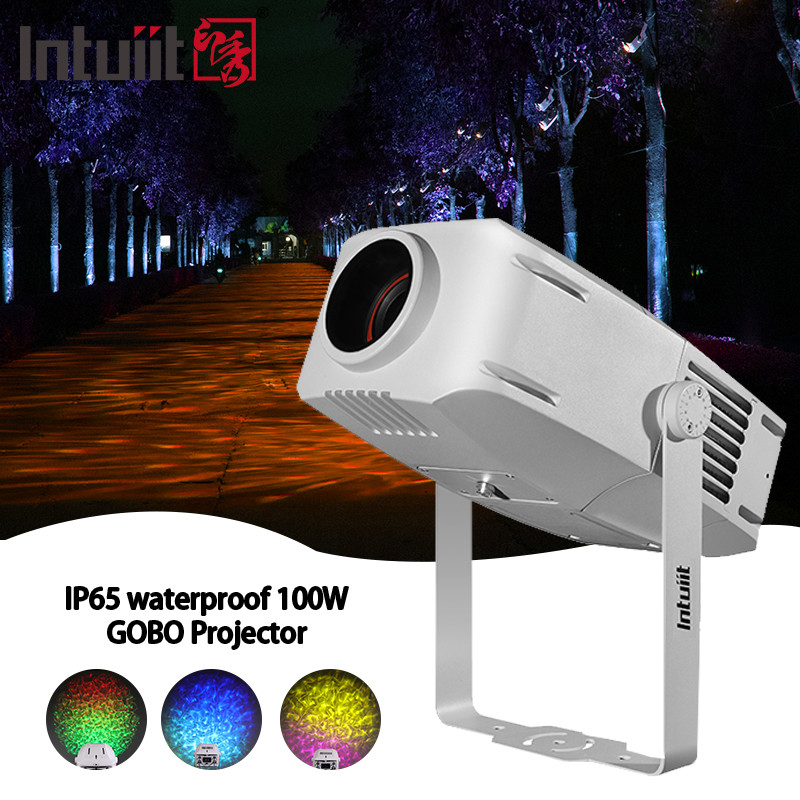 100W exterior impermeable multicolor efecto de onda de agua del mar mar gobo luz proyector
