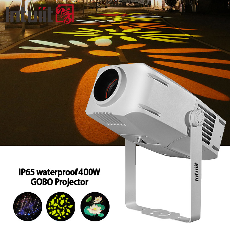 Proyector de imagen rotativo a prueba de agua de 400W para publicidad
