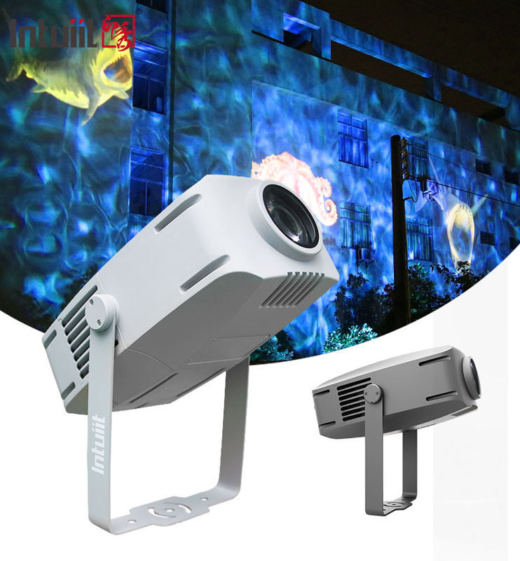 Parque temático de publicidad IP65 impermeable al aire libre con efecto de onda de agua Luces nocturnas Proyector 200w Led luz con efecto de onda de agua