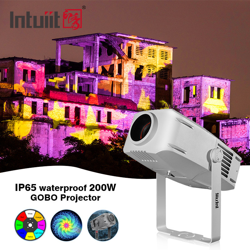 200W Proyector de proyección de iluminación para exteriores IP65 LED