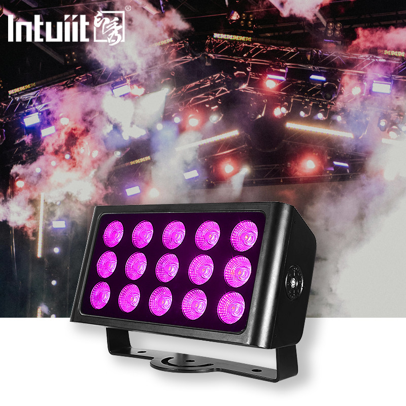 Luz de escenario 15x5w RGBW DJ Lights Bar DMX512 Uplight Bar para boda Disco Party Iluminación de escenario