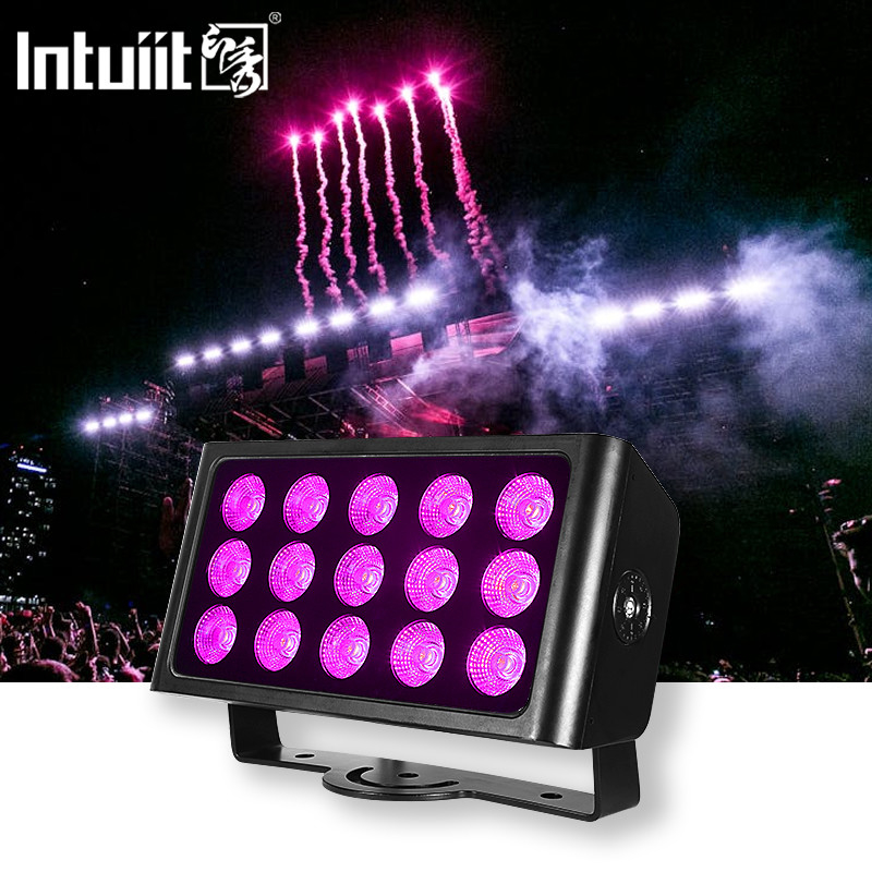 Luz de escenario Cuadrado 15x5w Ip65 impermeable de lavadora de pared luz de inundación Par luz