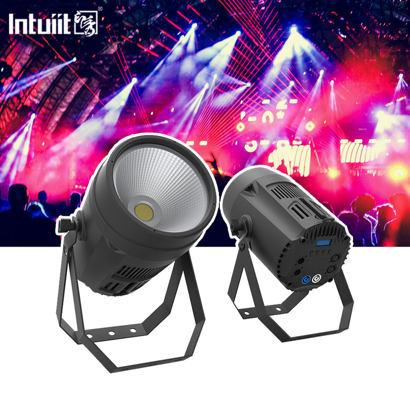 Alta potencia 200w RGBW COB par resistente al agua puede detectar la luz del escenario Para Bar Disco boda