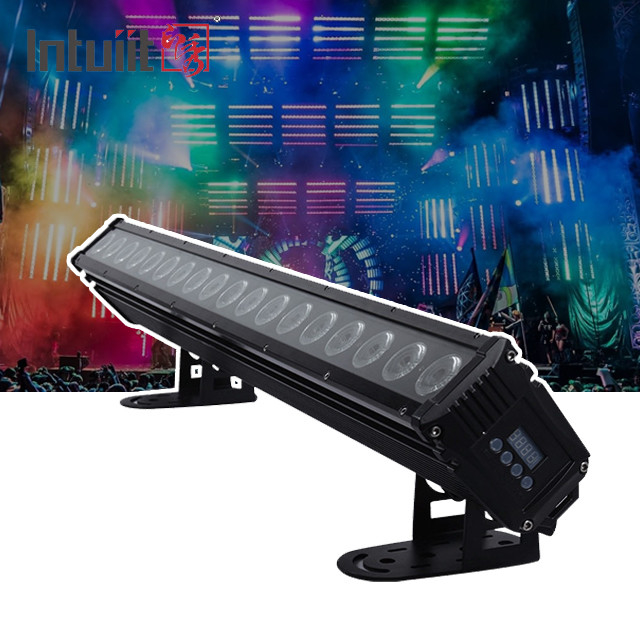 18x8W DMX512 RGBW 4 en 1 Lavadora de paredes Luces LED Exteriores Luz lineal para iluminación de escenarios de fiestas