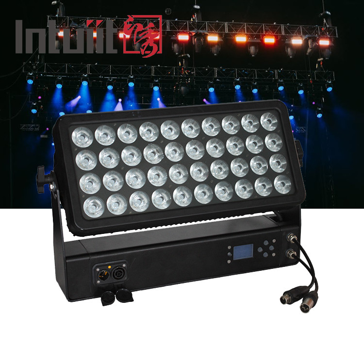 Lámpara de lavado de pared LED de 400W RGBW 4in1 de aleación de aluminio IP65 DMX512