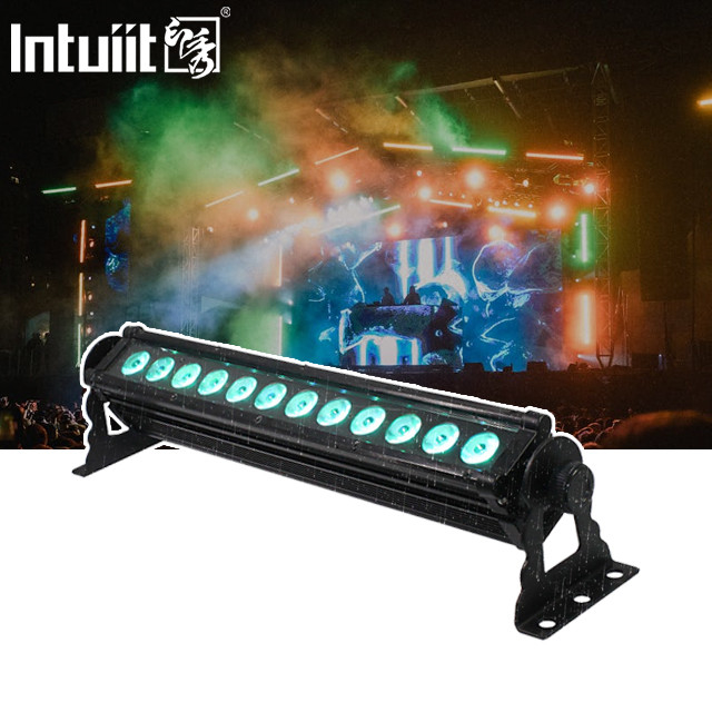 12X3W Nuevo diseño Lavadora de paredes LED exterior IP65 impermeable DMX RGBW Lavadora de paredes LED Luz para edificios arquitectónicos