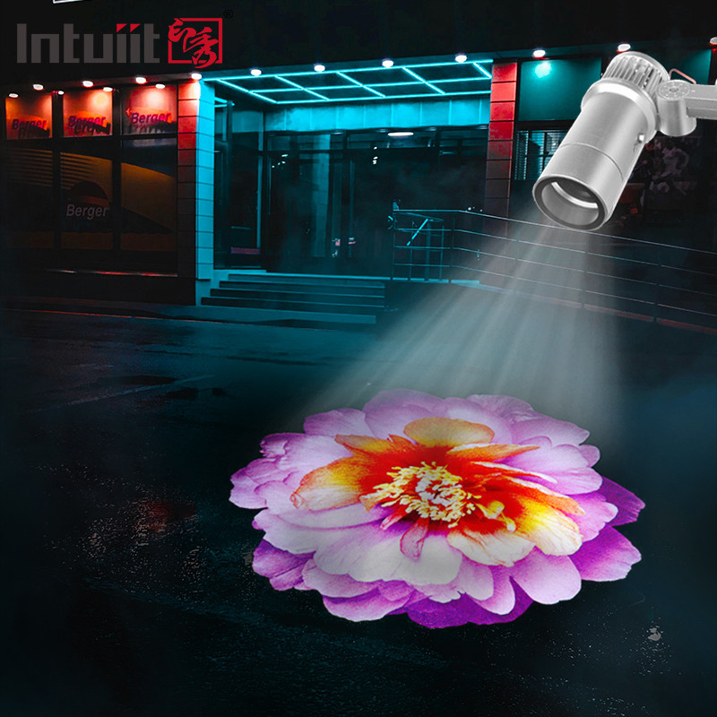 Proyector de luz de logotipo LED de 60W para exhibición de publicidad IP65 Proyector gobo para tienda