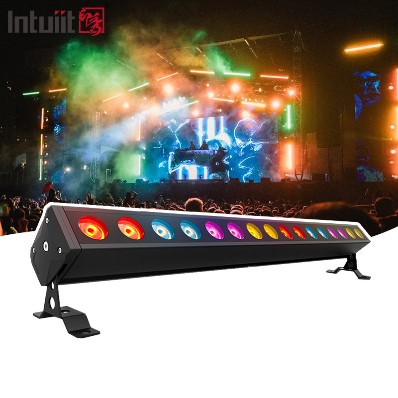 DMX512 RGBW LED Lámpara lineal de lavado de pared para iluminación arquitectónica y de fachada 16x5W Lámpara de escenario exterior impermeable