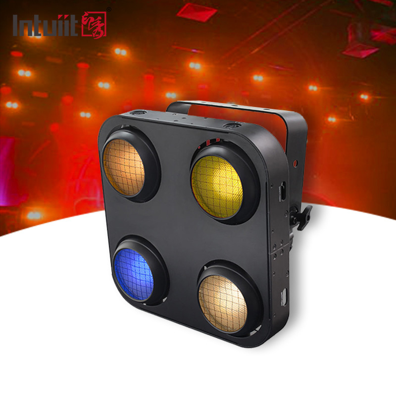Show Time Luz de escenario IP65 impermeable 4 ojos LED Blinder 4x90W COB Par luces en la lluvia nieve al aire libre