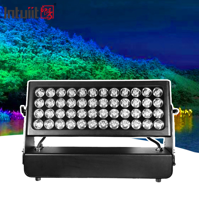 48X40W luz de color de la ciudad RGBW 4in1 ip65 impermeable de edificios altos lavavajillas de pared luz de escenario