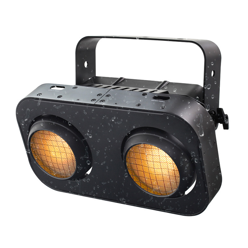2 ojos LED Cob luz COB 200w Auditorio ciego 2 ojos ciego Luz de estudio de escenario luz de estroboscopio