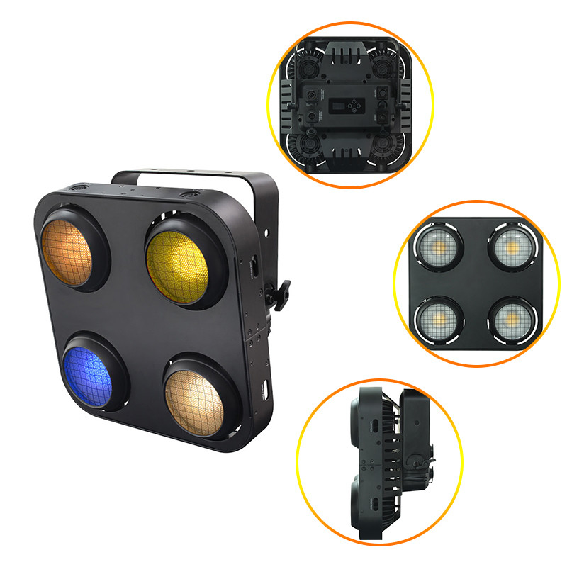 Ip65 Led Audience Blinder Light 4x90w Cob Blinder para el exterior impermeable para 4 ojos
