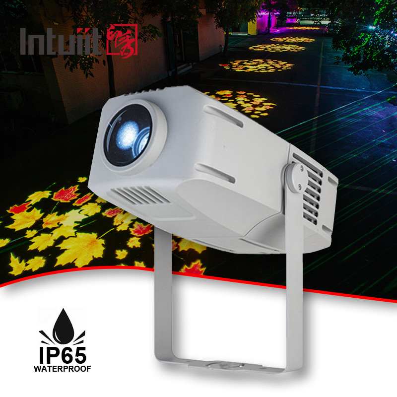 IP65 Proyector de logotipo de Gobo resistente al agua Luz de Navidad al aire libre 400w LED Proyector de logotipo de Gobo Luz de publicidad al aire libre