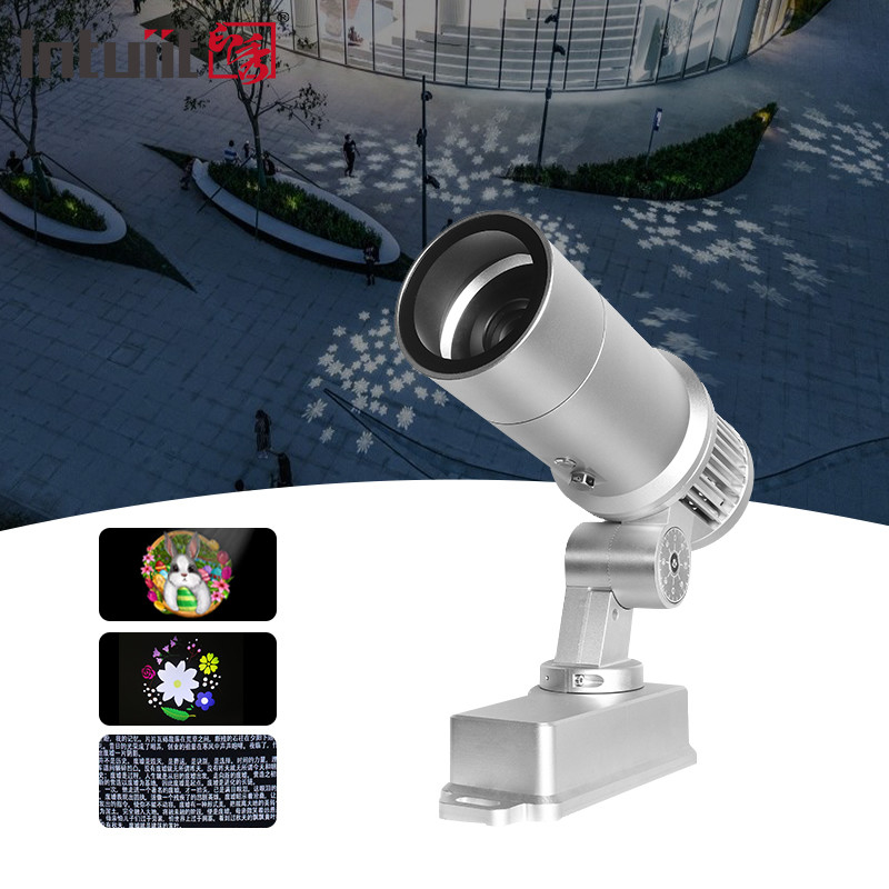 Proyector de logotipo LED de 60W con publicidad Gobo para luz LED Cuerpo de aleación de aluminio IP65