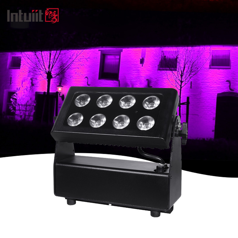LED 12x15W RGBW Proyector de lavado Iluminación de escenario DMX Control Inodoro IP65 Dj Disco Ourdoor Parque Lámpara de lavado y decoración