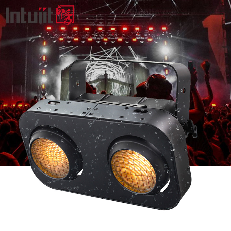 COB 2x90W Auditorio ciego 2 ojos ciego Luz de estudio de escenario Luz de estroboscopio